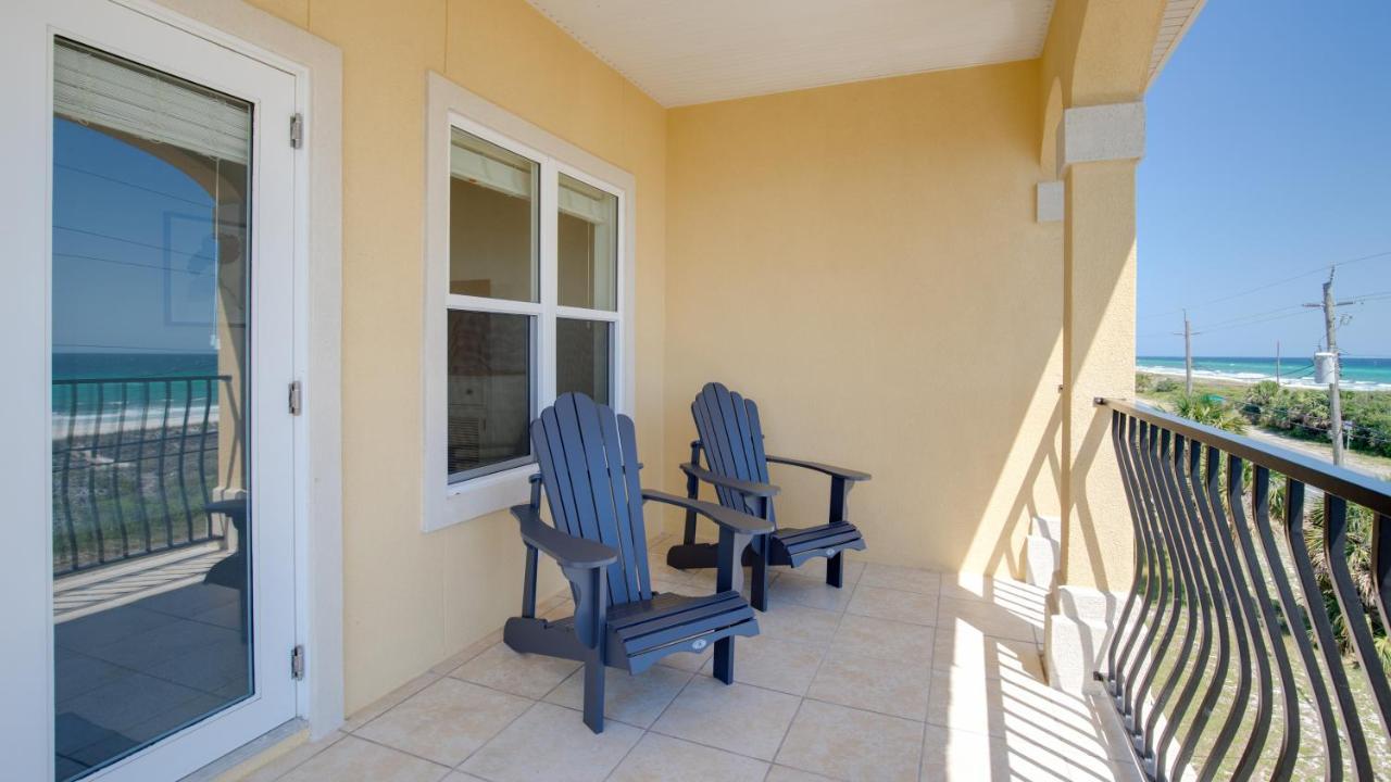 Walk To The Beach! 3 Story Home! 2 Balconies With Gulf Views! Panama City Beach Exterior foto