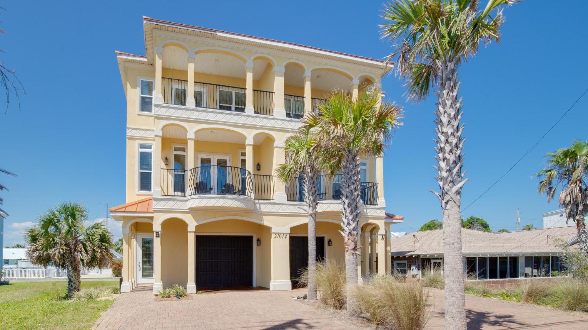 Walk To The Beach! 3 Story Home! 2 Balconies With Gulf Views! Panama City Beach Exterior foto